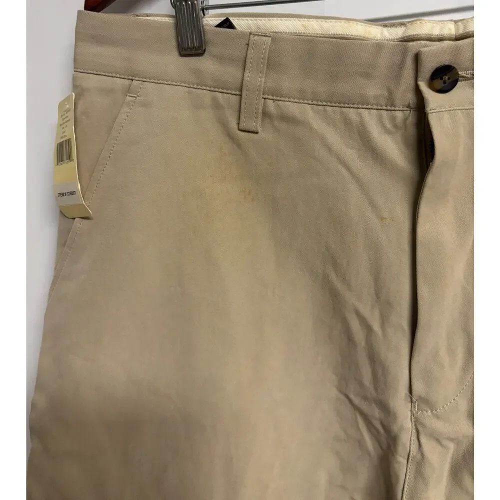Nautica Saltaire PING Cargo & Chino Shorts Bundle Tan Beige Size 36 New Lot 4